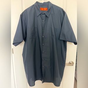 Mens 4XL Red Kap button down